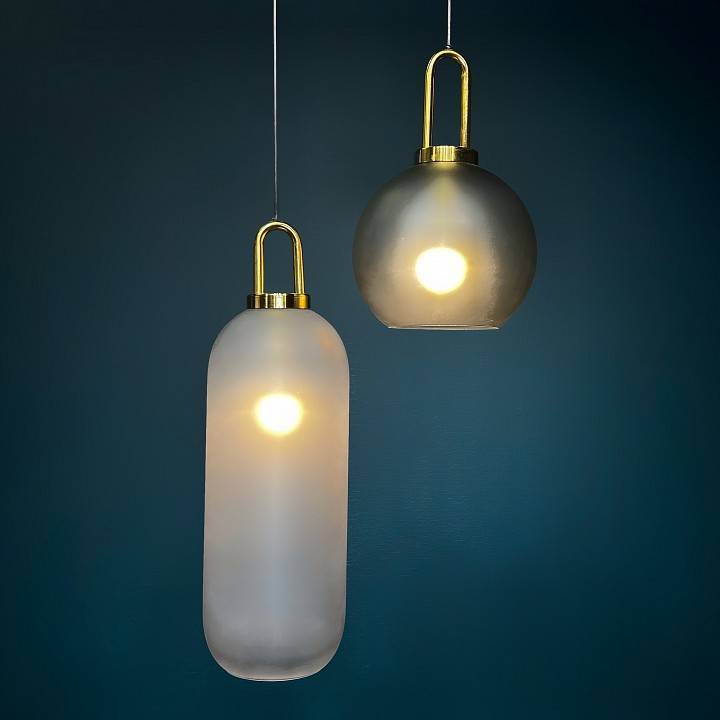 Подвесной светильник ImperiumLoft Gauss серый GAUSS01