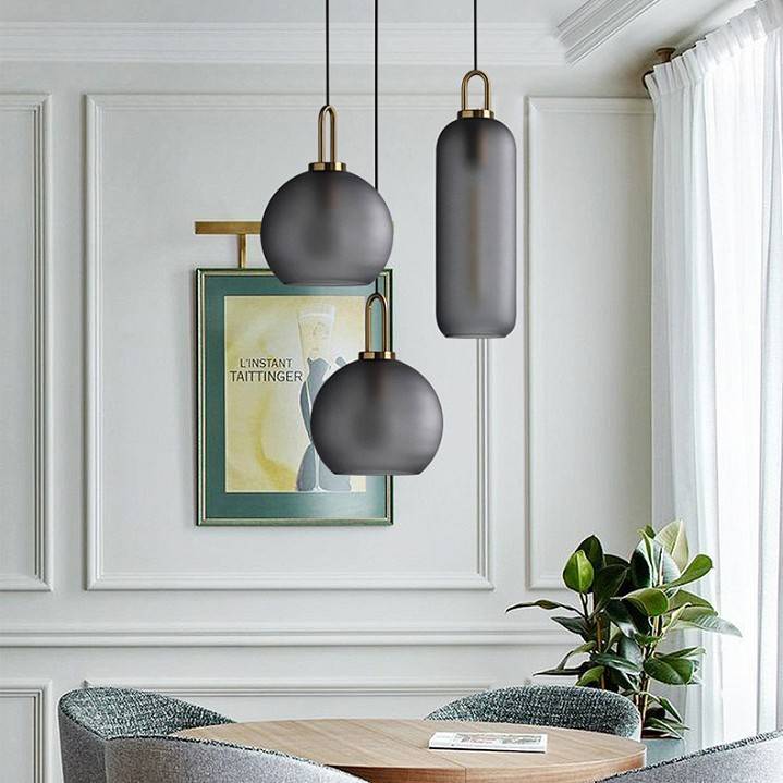 Подвесной светильник ImperiumLoft Gauss серый GAUSS01