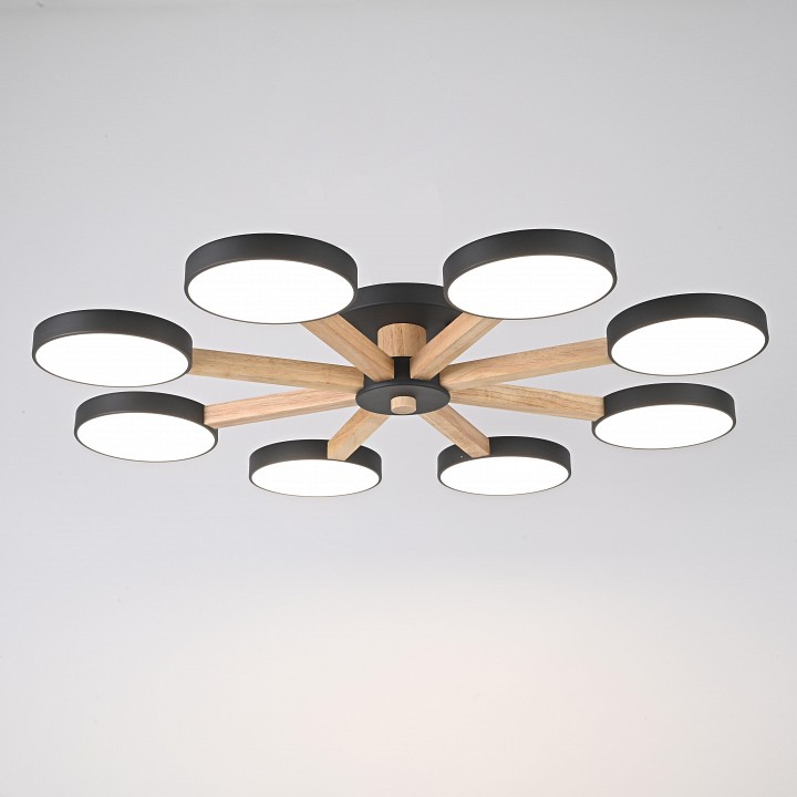 Люстра на штанге Imperiumloft TURNA Black TURNA01