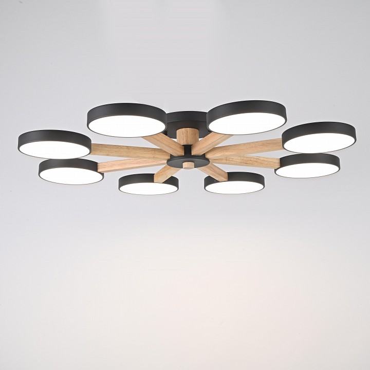 Люстра на штанге Imperiumloft TURNA Black TURNA01