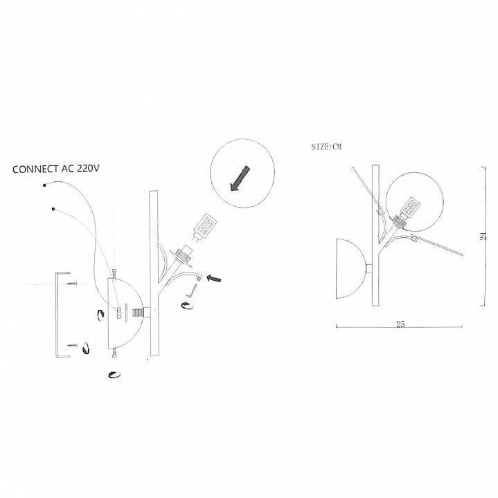 Бра ImperiumLoft Matisse MATISSE-WALL01