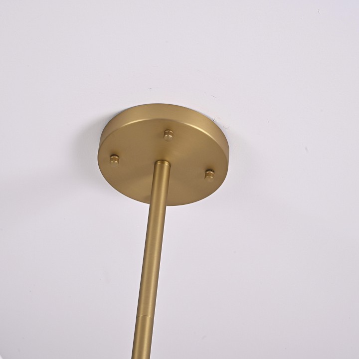 Люстра на штанге Imperiumloft Jorgenson White/Dark wood STAVRA01