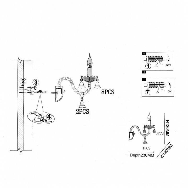 Бра Imperiumloft RAINBOW rainbow-6-wall-01