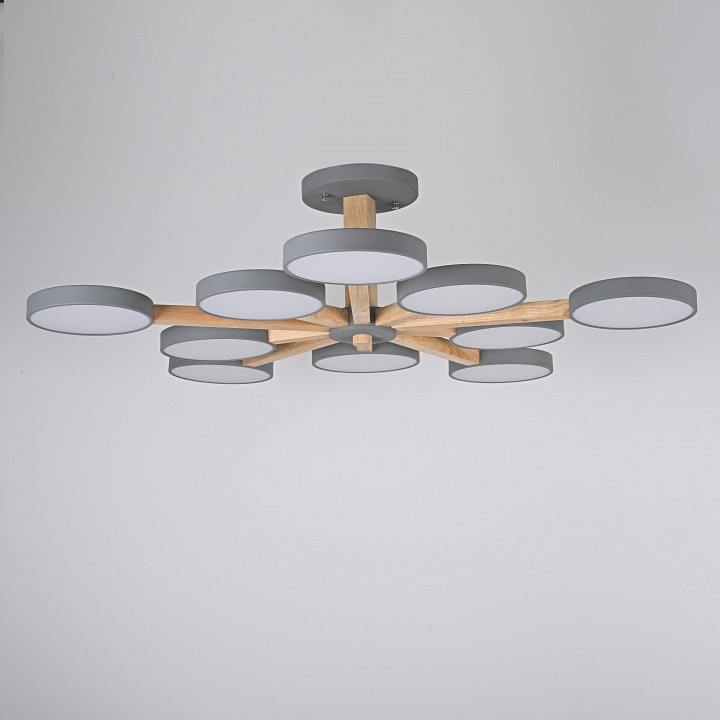 Люстра на штанге Imperiumloft TURNA Gray TURNA-B01