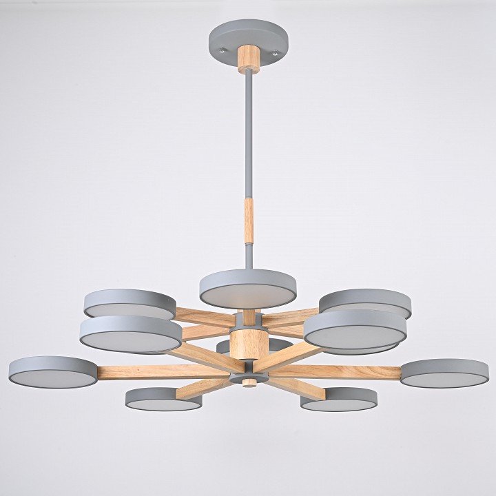 Люстра на штанге Imperiumloft TURNA Gray TURNA-DBL01