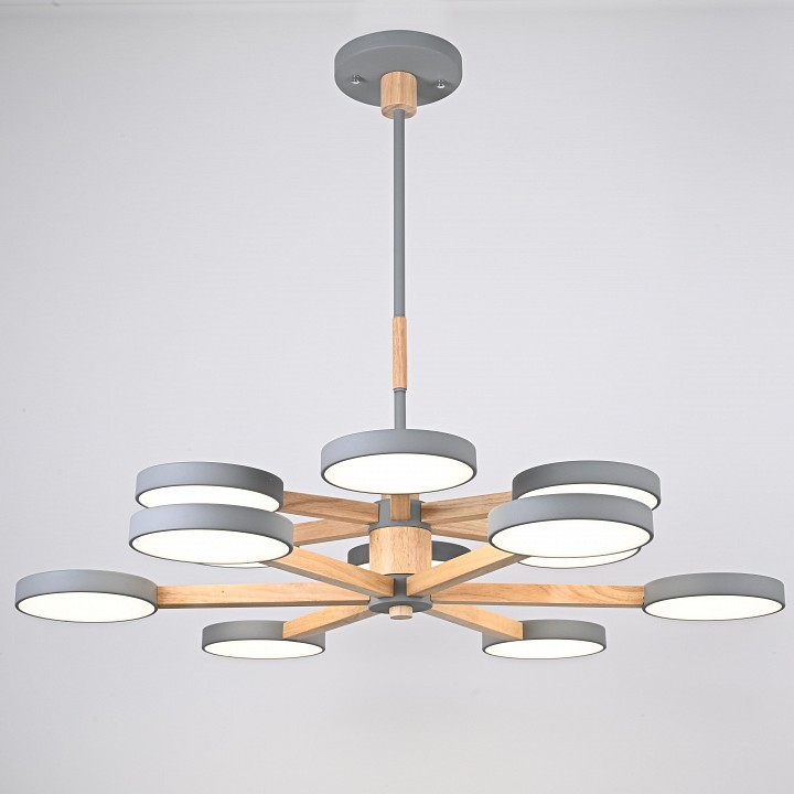 Люстра на штанге Imperiumloft TURNA Gray TURNA-DBL01