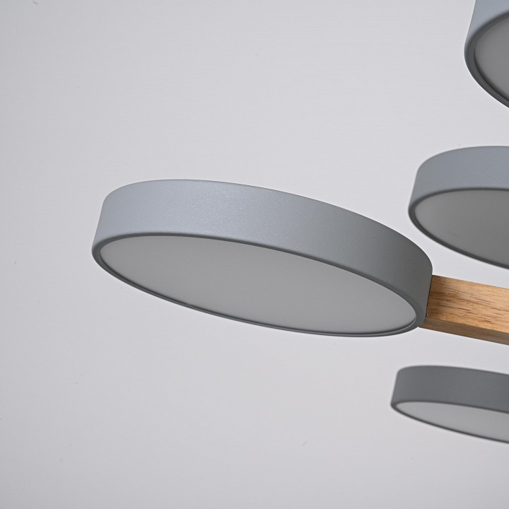 Люстра на штанге Imperiumloft TURNA Gray TURNA-DBL01