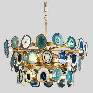Подвесная люстра ImperiumLoft Agate Burst Chandelier 40.1864