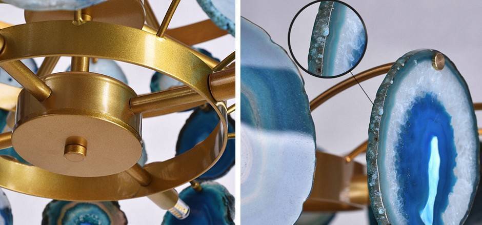 Подвесная люстра ImperiumLoft Agate Burst Chandelier 40.1864