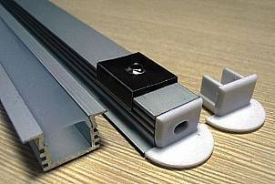 Профиль алюминиевый встраиваемый Imex ALP.590.74-С