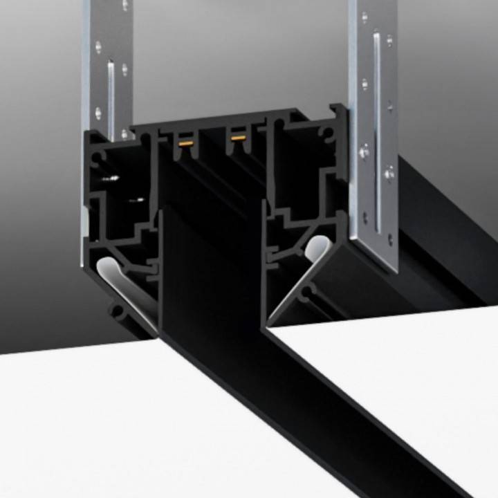 Трек магнитный встраиваемый Imex SMART LINE 3 м черный IL.0050.3000-3-BK