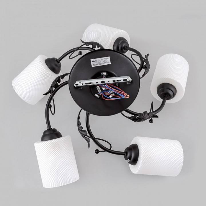 Потолочная люстра Imex MD.0401 5 ламп MD.0401-5-S-BK