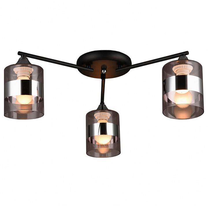 Потолочная люстра Imex 877 3 лампы MD.0877-3-S BK+CH