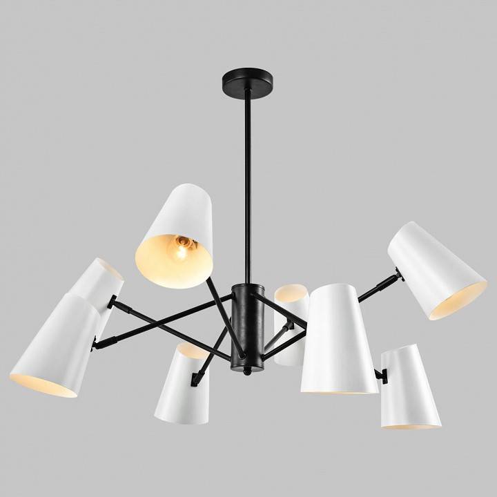 Люстра на штанге Imex MD.23670 8 ламп MD.23670-8-P-BK