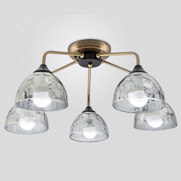 Потолочная люстра Imex MD.3826 5 ламп MD.3826-5-S AB+BK