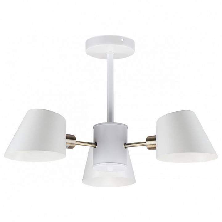 Люстра на штанге Imex MD.9130 3 лампы MD.9130-3-S WH+AB
