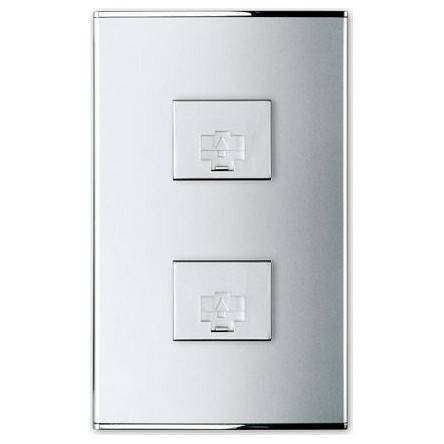 Розетка телефонная RJ-11 Imex WRC 2525 белый WRC 2525