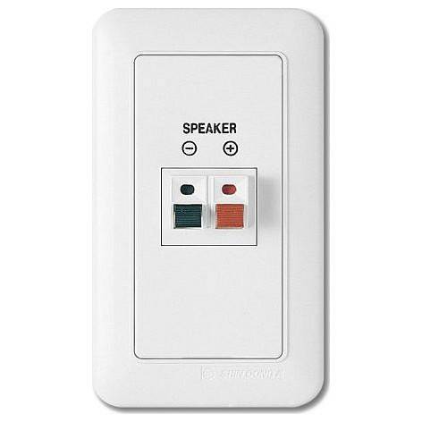 Розетка акустическая Imex белая WSW 0727 WH