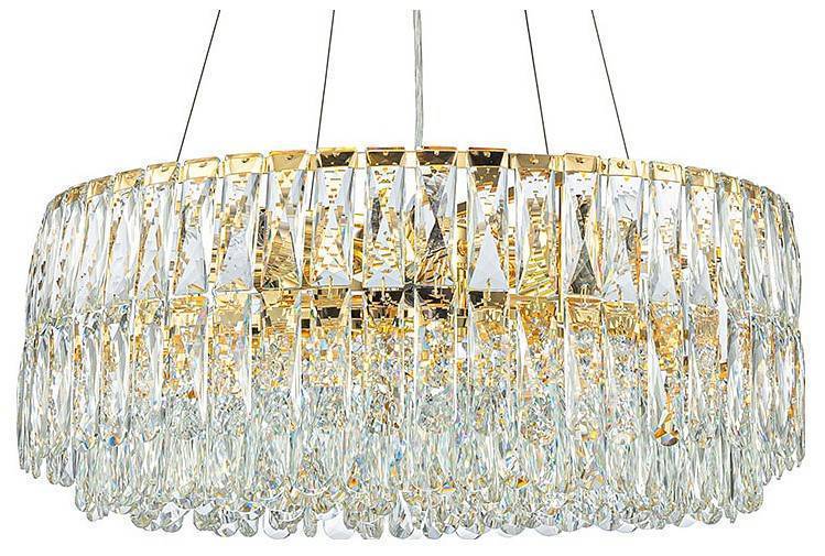 Подвесная люстра Indigo Vortice 12 ламп 12050/12P Gold