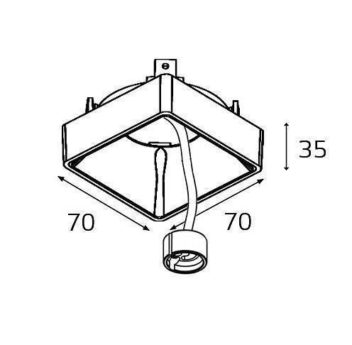 Накладной светильник Italline FASHION FX2 black + FXR black 2 шт. FASHION FX2 black + FASHION FXR black - 2шт.