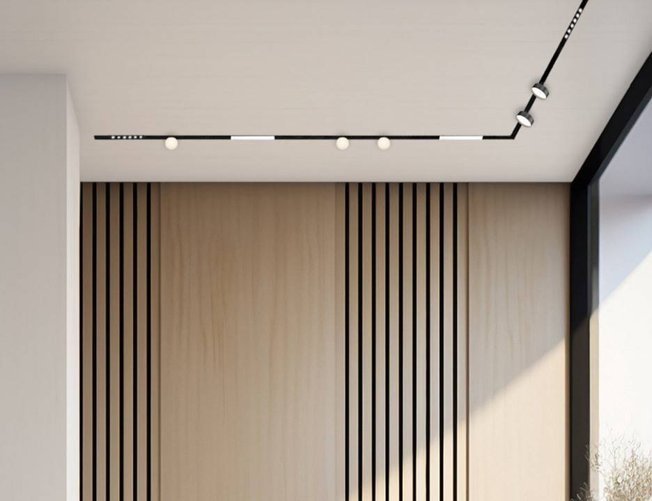 Накладной светильник Italline Atom IT012-5025 black 3000K