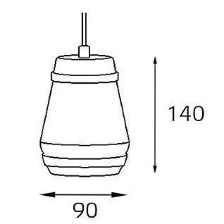 Подвесной светильник Italline Leo Leo SP 6264 brass