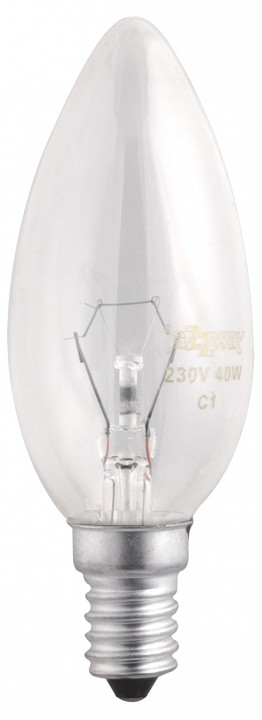 Лампа накаливания Jazzway  B35 240V 40W E14 clear