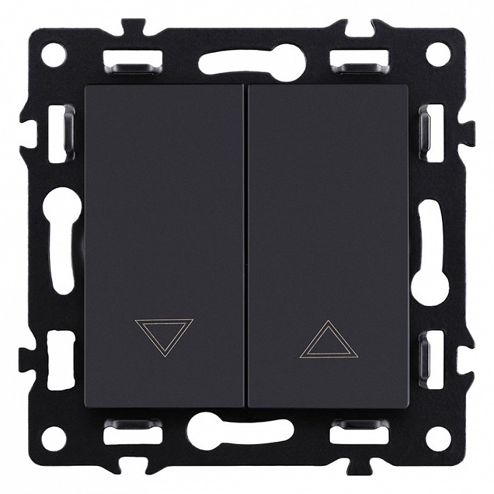 Выключатель для жалюзи без рамки Kollinger Asthetik AS-013BK