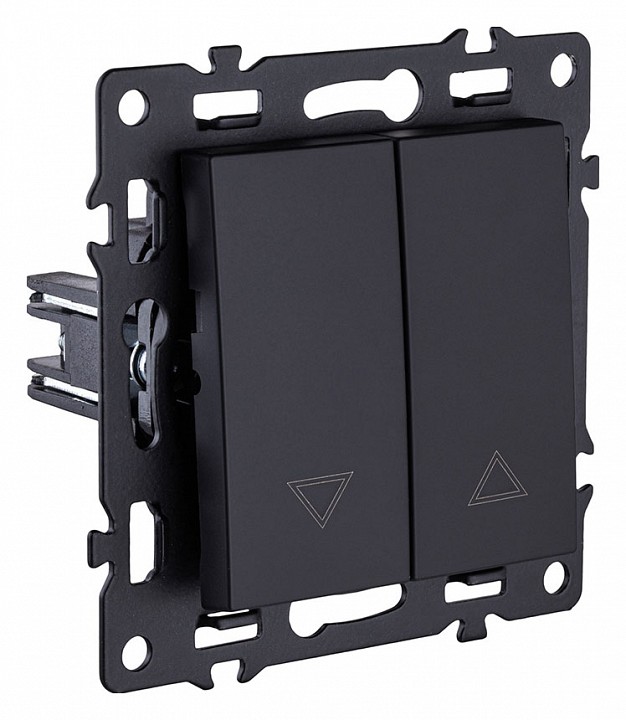 Выключатель для жалюзи без рамки Kollinger Asthetik AS-013BK