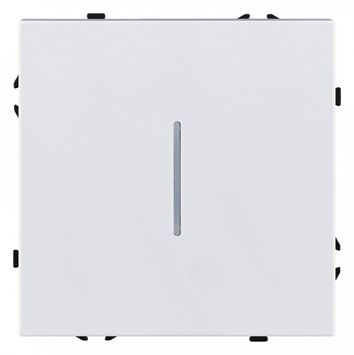 Выключатель одноклавишный с подсветкой без рамки Kollinger Eclipse EC-012WG