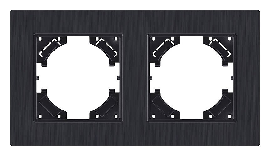 Рамка на 2 поста Kollinger Eleganz Plex EP2BM