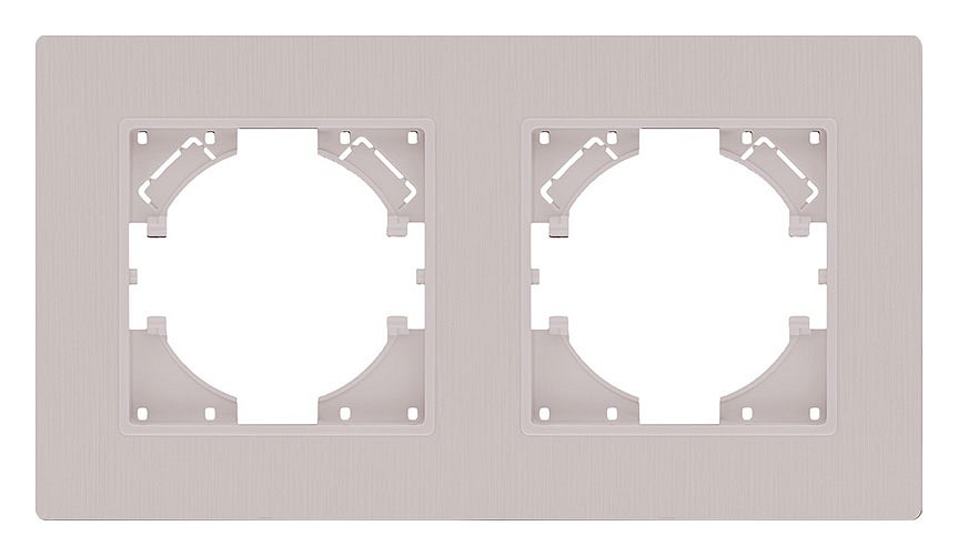 Рамка на 2 поста Kollinger Eleganz Plex EP2CM