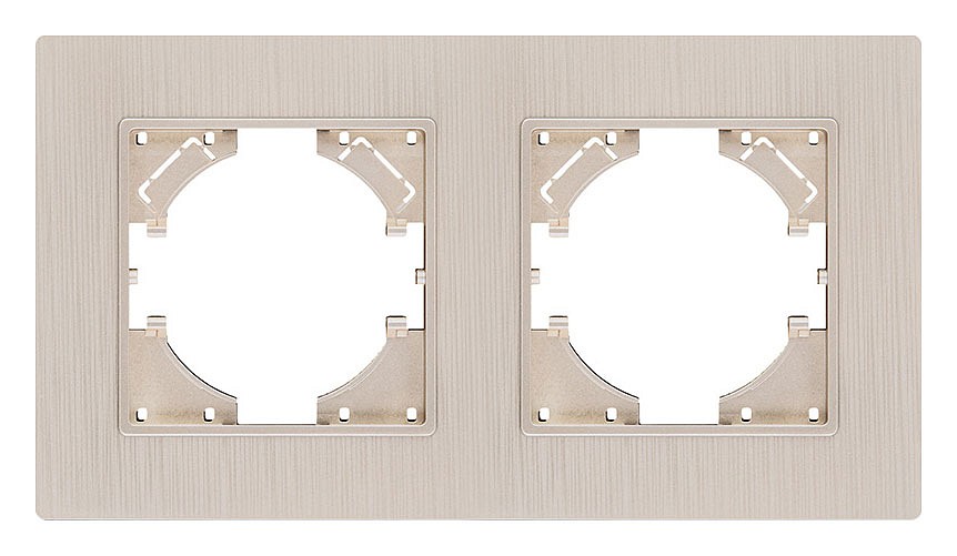 Рамка на 2 поста Kollinger Eleganz Plex EP2GD