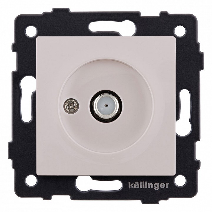 ТВ-розетка и SAT-розетка оконечная без рамки Kollinger  REA-020CM