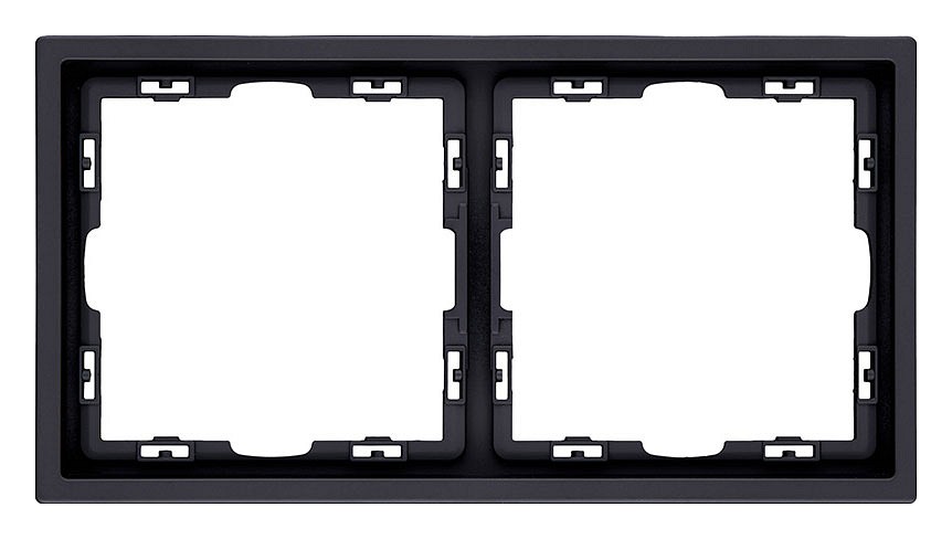 Рамка на 2 поста Kollinger Eclipse EC2BK