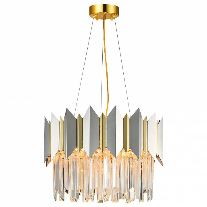 Подвесной светильник Natali Kovaltseva Queen 79006/6C BRASS SILVER