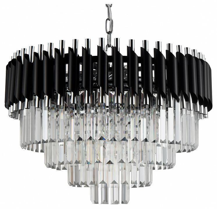Подвесная люстра Natali Kovaltseva DARIAN 76017/10C CHROME BLACK