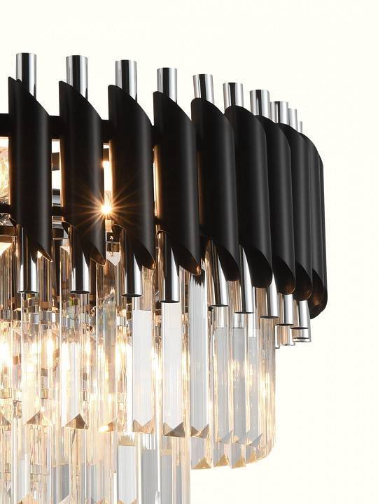 Подвесная люстра Natali Kovaltseva DARIAN 76017/10C CHROME BLACK