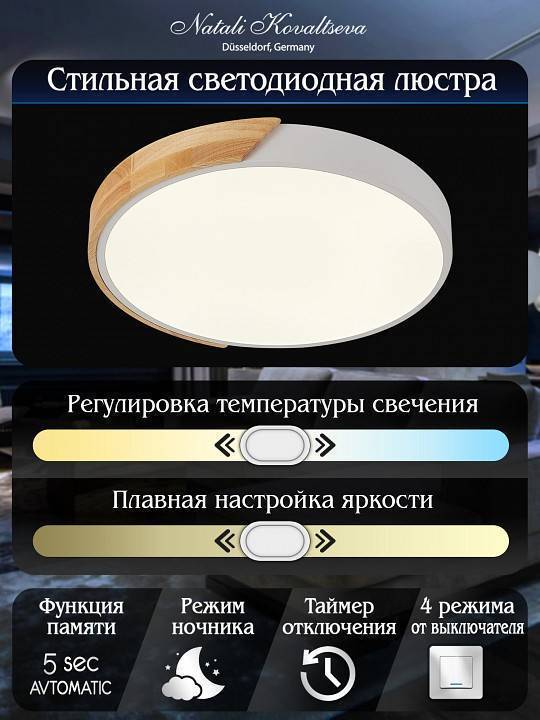 Светильник накладной Natali Kovaltseva Scandinavian 81181