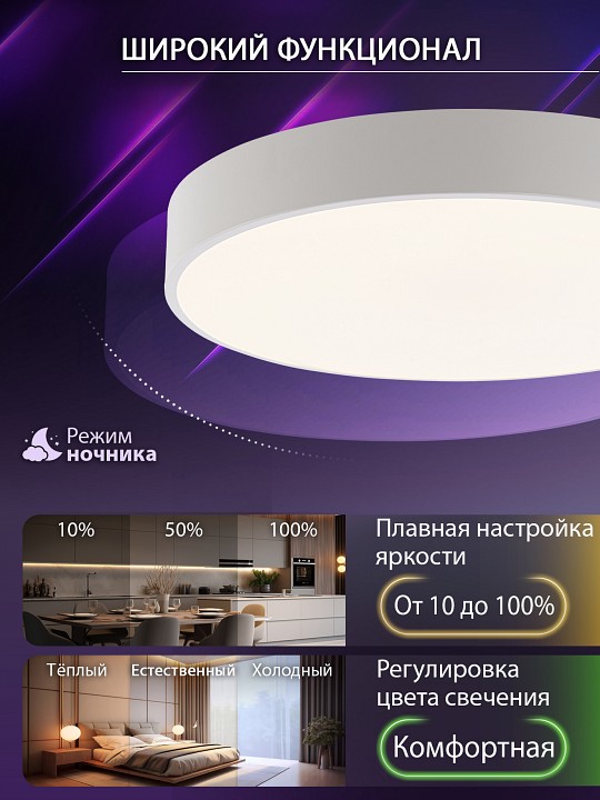 Светильник накладной Natali Kovaltseva MODERN LED LAMPS 81105/1C