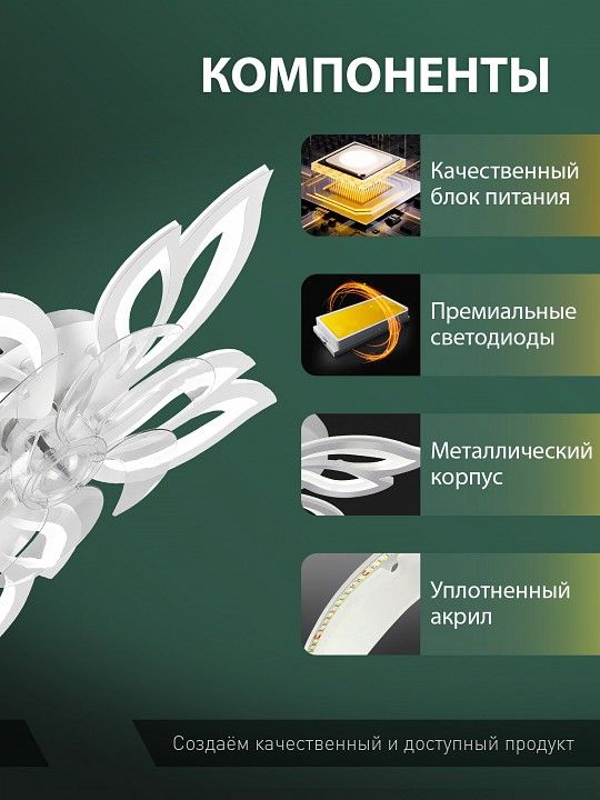 Потолочная люстра Natali Kovaltseva  LED LAMPS 81488
