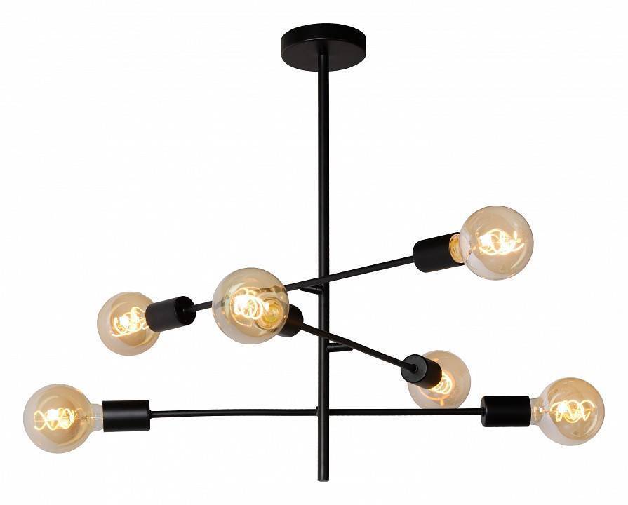 Люстра на штанге Lucide Lester 6 ламп 21119/06/30