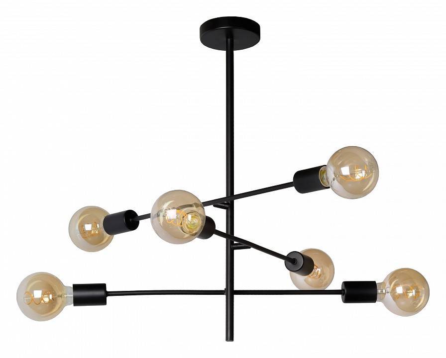 Люстра на штанге Lucide Lester 6 ламп 21119/06/30