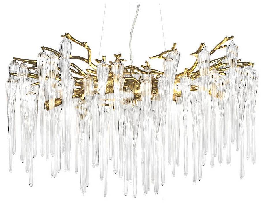 Подвесная люстра Loft It Waterfall 760 мм бронза 10350/760 AB