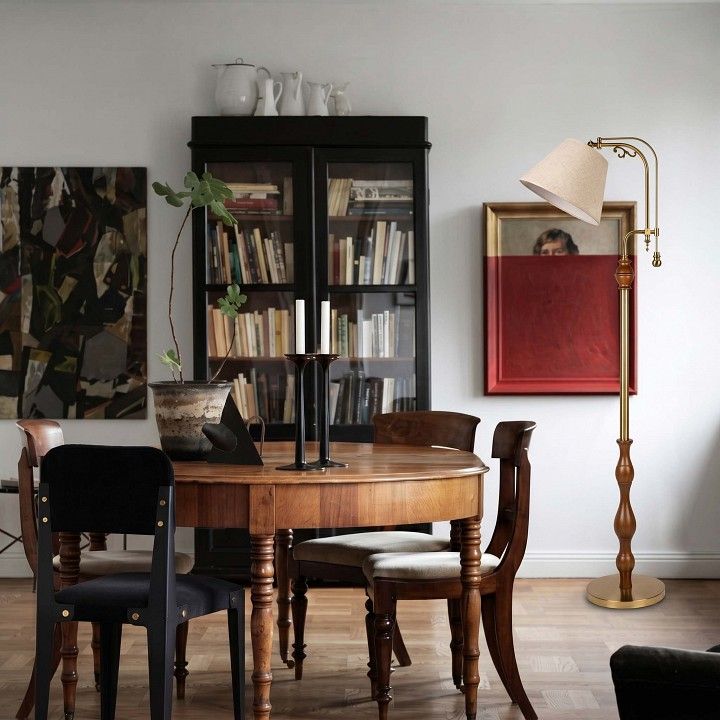 Торшер Loft it Elaine 10569F Dark wood
