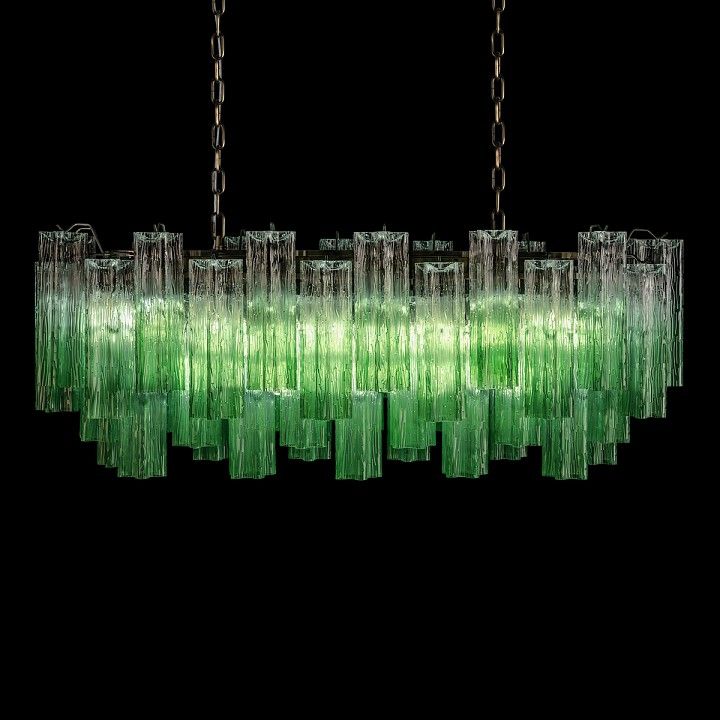 Подвесная люстра Loft it Murano 10580/1000R Clear green