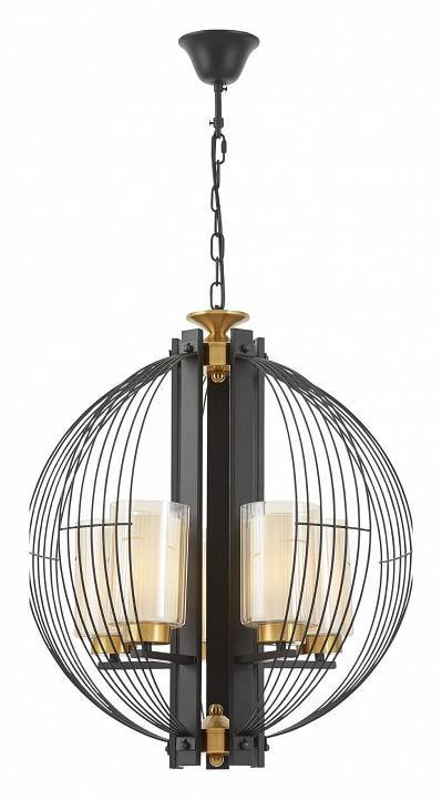 Подвесная люстра Lumina Deco Ponti LDP 1245-5 BK+MD
