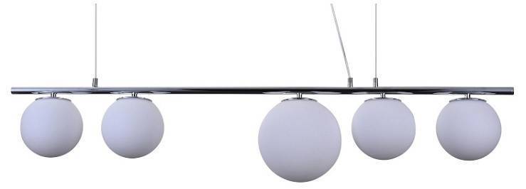 Подвесной светильник Lumina Deco Baristica LDP 6012-5 CHR+WT
