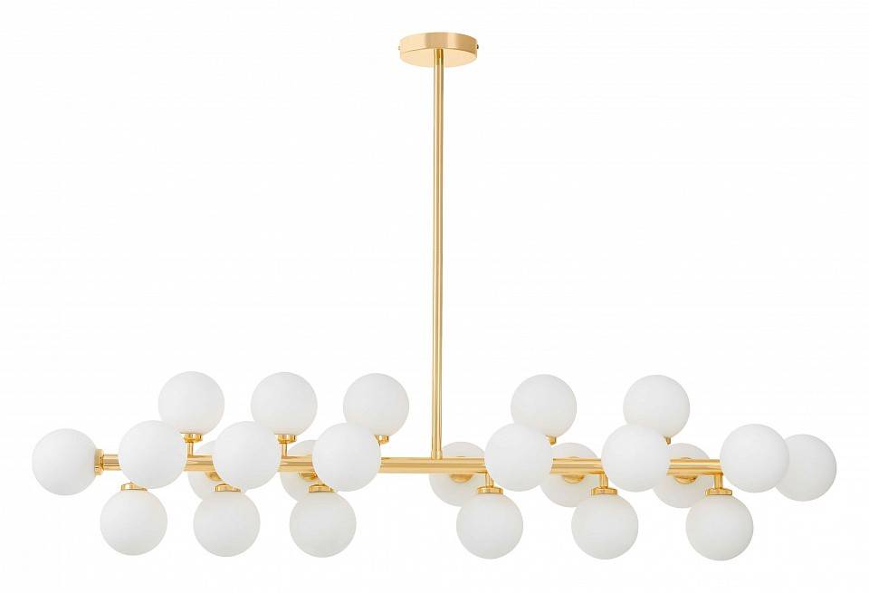 Люстра на штанге LUMINA DECO Marsiada 24 лампы золотая LDP 6033-24 GD