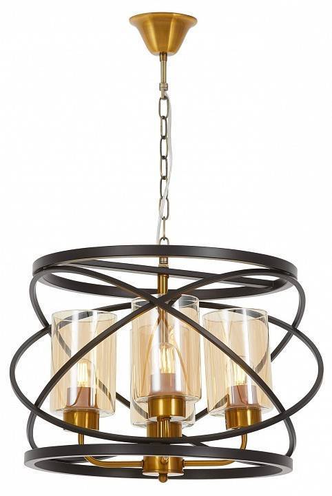 Подвесная люстра LUMINA DECO 8004 LDP 8004-4 BK+MD